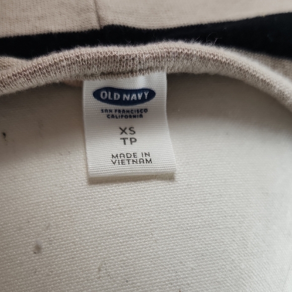 Old Navy Black and White V-Neck Sheath Midi Dress - Picture 7 of 8